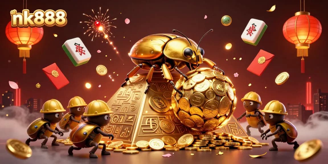 Experience thrilling gameplay and exciting wins at nk888 with vibrant casino illustrations!