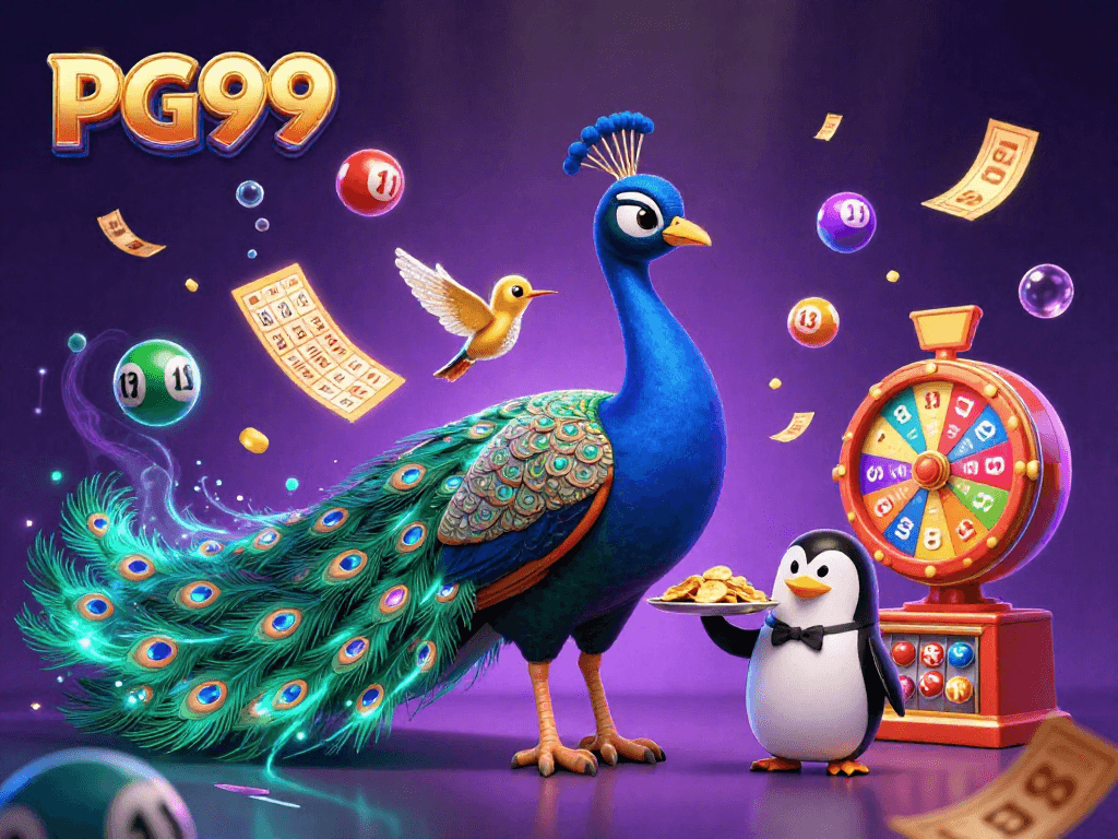 Experience the thrill of PG99 with this vibrant illustration featuring dynamic gameplay elements, lively characters, and colorful visuals.