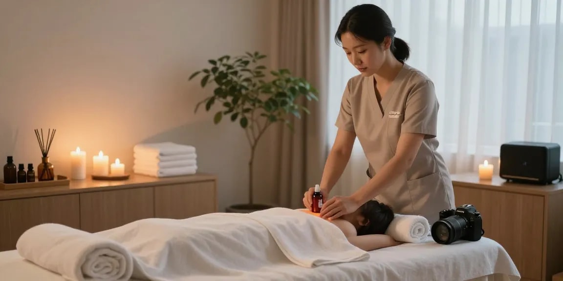 Experience premium 서울출장안마 services in a calming home spa atmosphere with a professional therapist and soothing essentials.