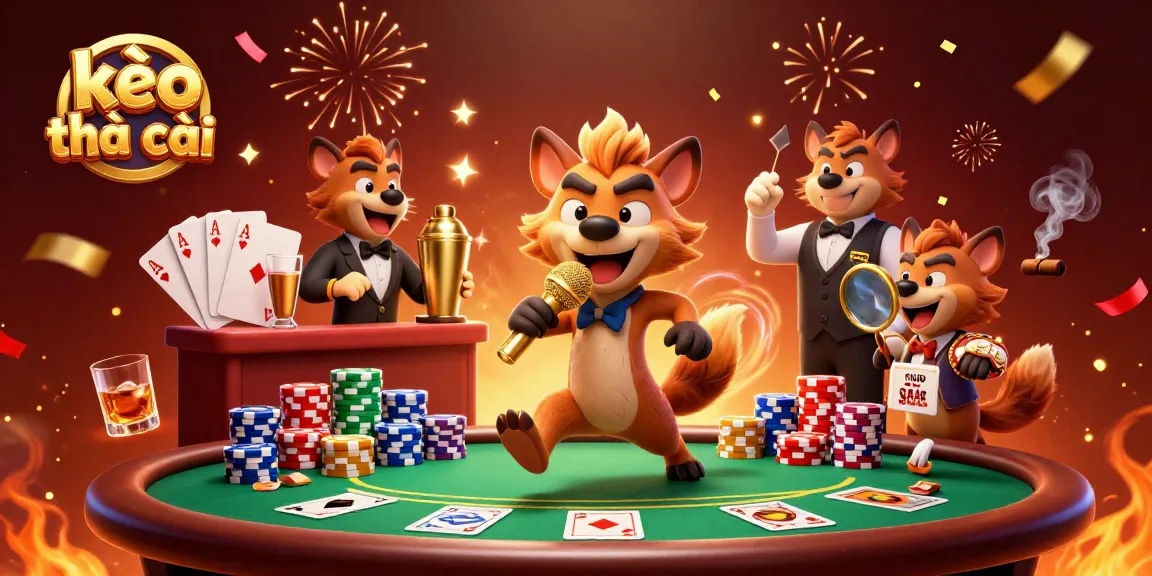 Bet and win at kèo nhà cái while hyenas bring laughter to the casino scene.